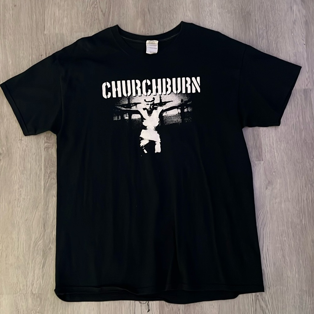 Vintage church burn metal band